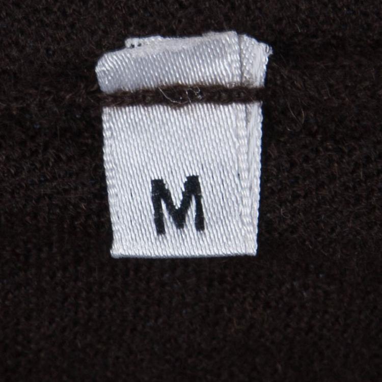 Pre Owned Alexander McQueen Brown Cashmere Bolero and Top Set S/M