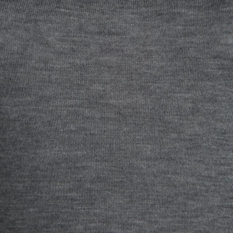 Pre Owned Alexander McQueen Grey Cashmere Bolero and Top Set S/M