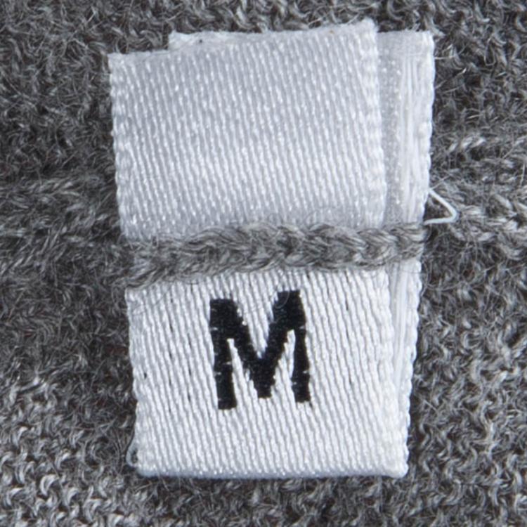 Pre Owned Alexander McQueen Grey Cashmere Bolero and Top Set S/M