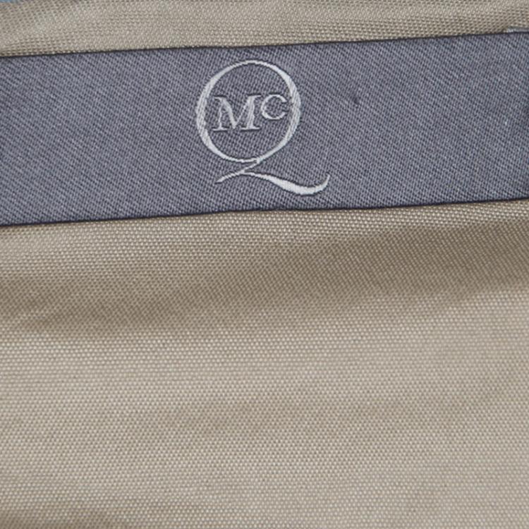 Pre Owned Alexander McQueen Beige Cotton Sleeveless Dress M