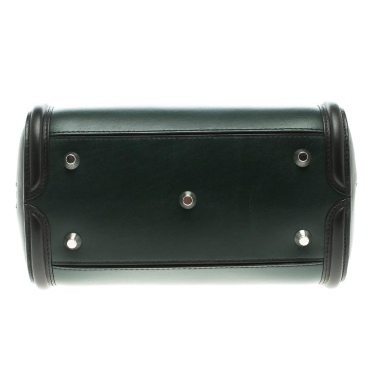 Pre Owned Alexander McQueen Tricolor Leather Small Heroine Satchel