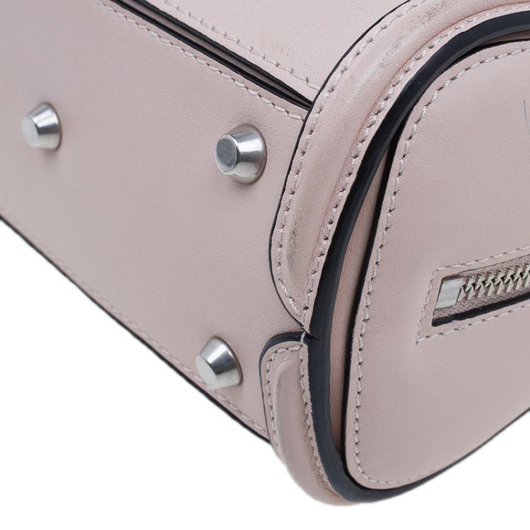 Pre Owned Alexander McQueen Beige Leather Mini Heroine Shoulder Bag