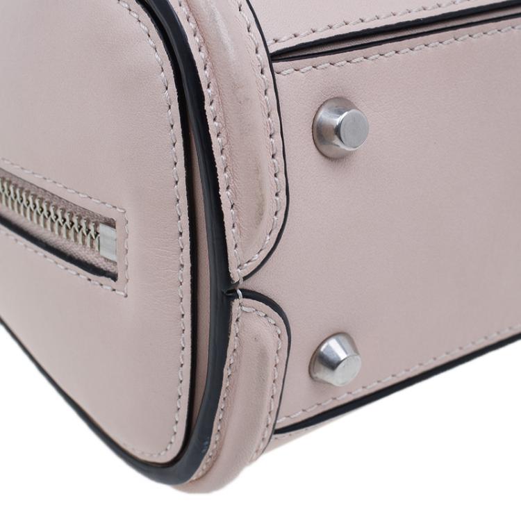 Pre Owned Alexander McQueen Beige Leather Mini Heroine Shoulder Bag