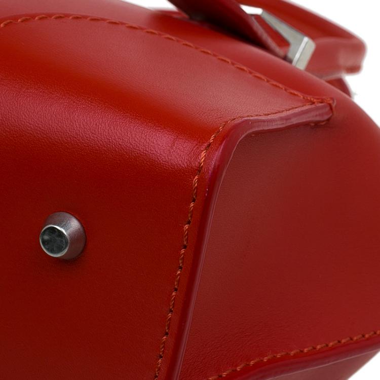 Pre Owned Alexander McQueen Red Leather Small Legend Tote bag