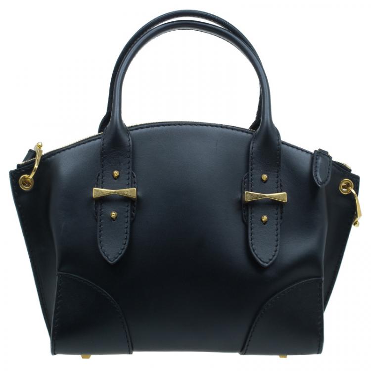 مملوكة مسبقًا Alexander McQueen Black Calf Leather Small Legend Tote
