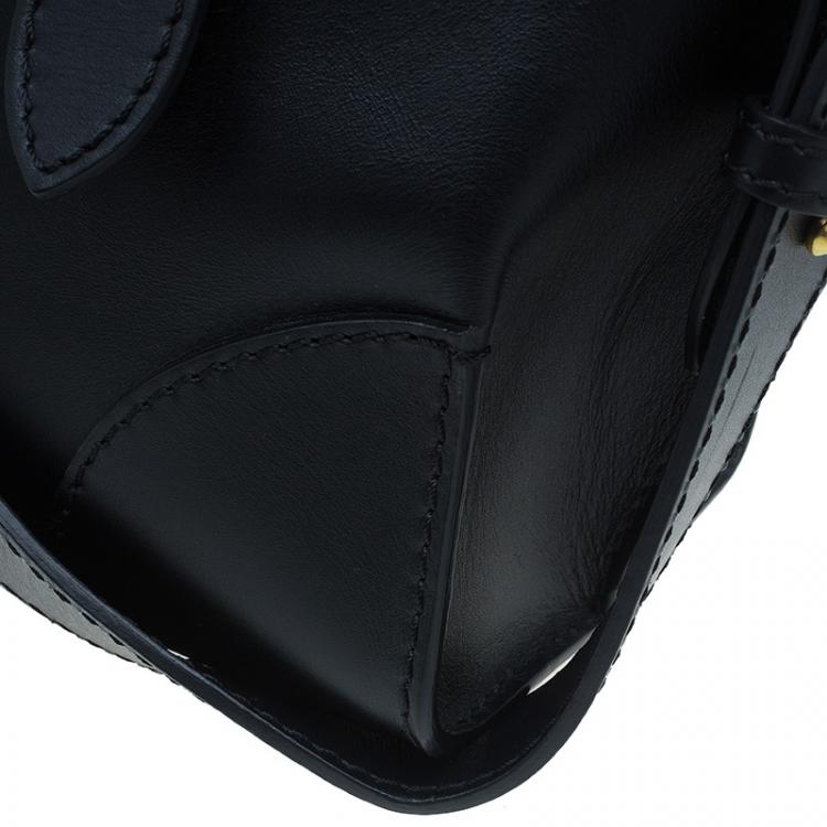 مملوكة مسبقًا Alexander McQueen Black Calf Leather Small Legend Tote