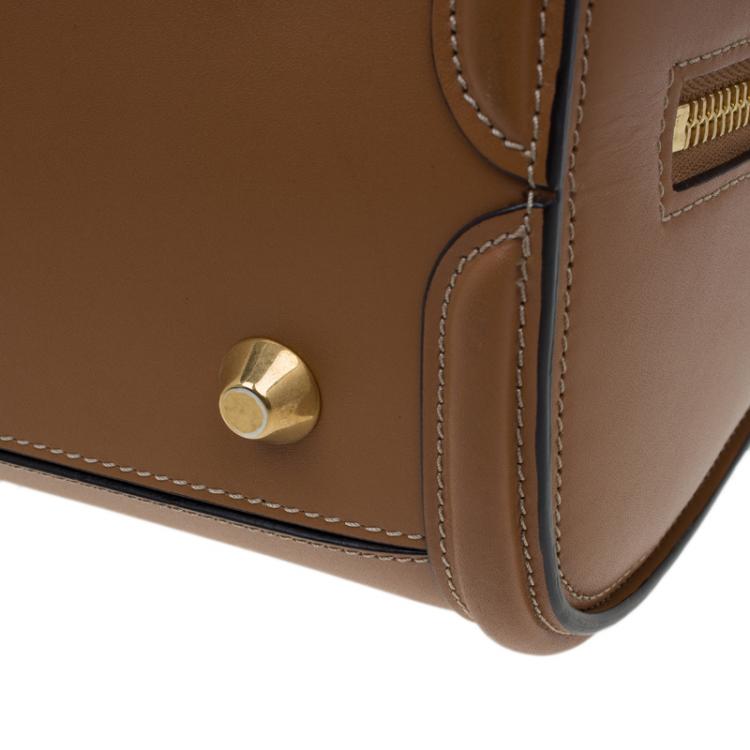 Pre Owned Alexander McQueen Brown Leather Medium Heroine Tote