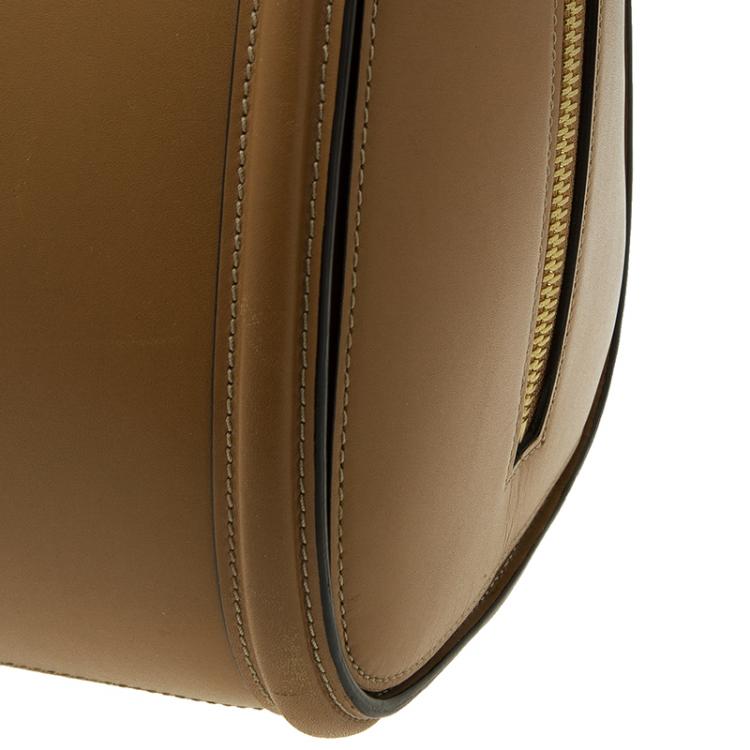 Pre Owned Alexander McQueen Brown Leather Medium Heroine Tote 