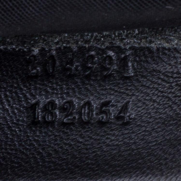 مملوكة مسبقًا Alexander McQueen Black Croc Embossed Patent Leather Elvie Satchel