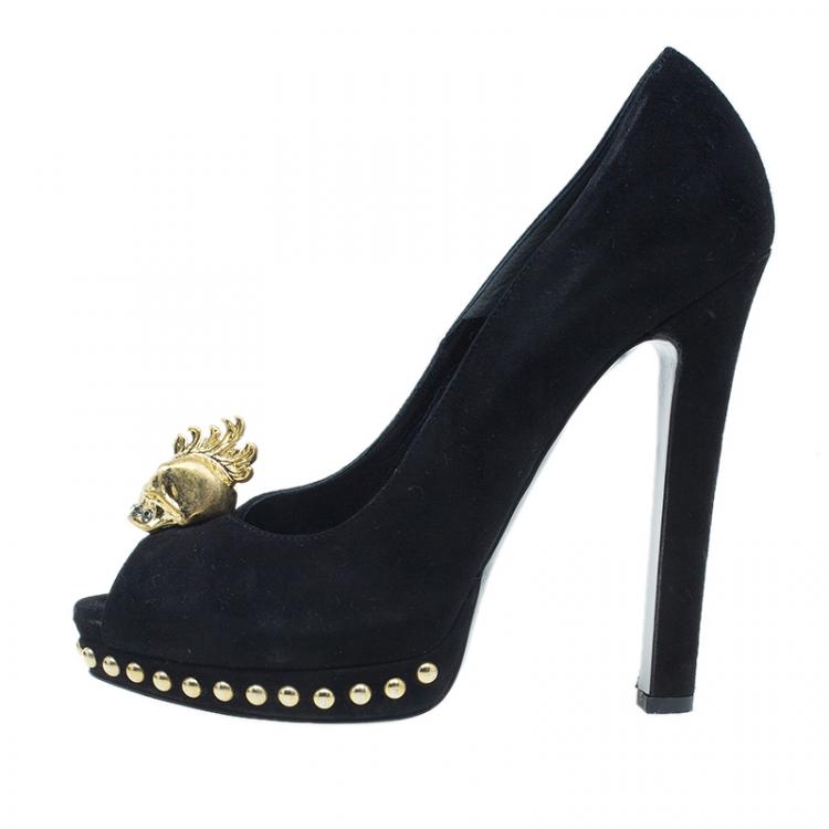 Alexander mcqueen deals skull pumps