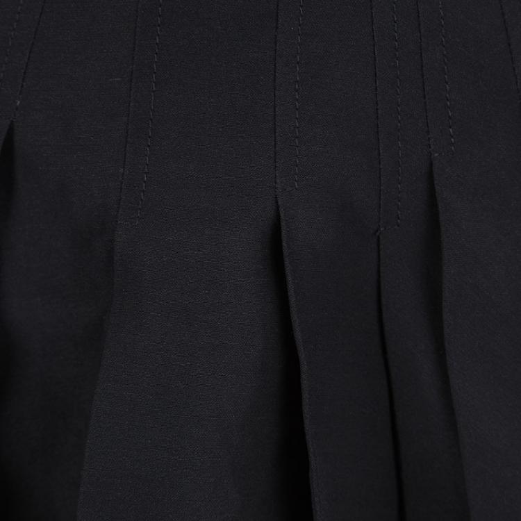 Pre Owned Alexander Wang Black Pleated Mini Skirt M