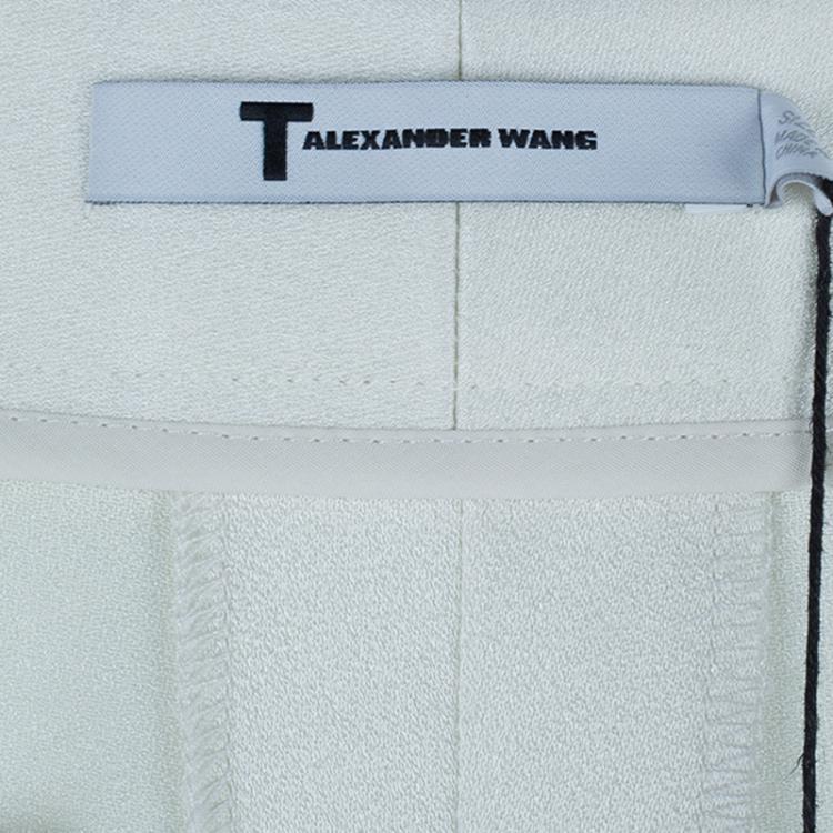 Pre Owned T By Alexander Wang Off-White Tailored Suit M/L