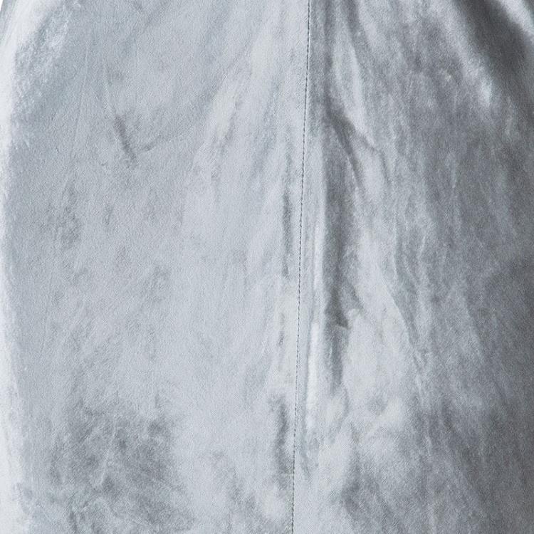 Pre Owned T By Alexander Wang Panne Velvet Silver Camisole Maxi Dress M