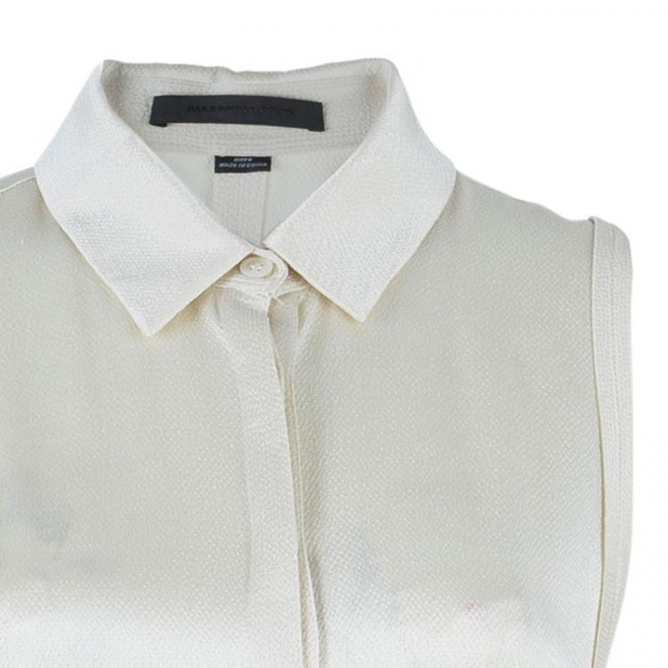 Pre Owned Alexander Wang Off-white Shirt Dress M