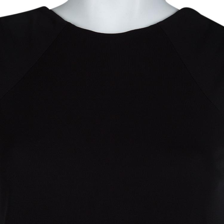 Pre Owned T by Alexander Wang Black Knit Low Back Detail Sleeveless Top S