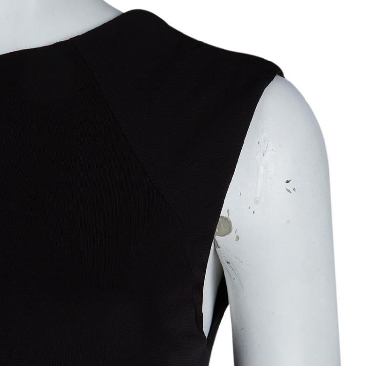 Pre Owned T by Alexander Wang Black Knit Low Back Detail Sleeveless Top S