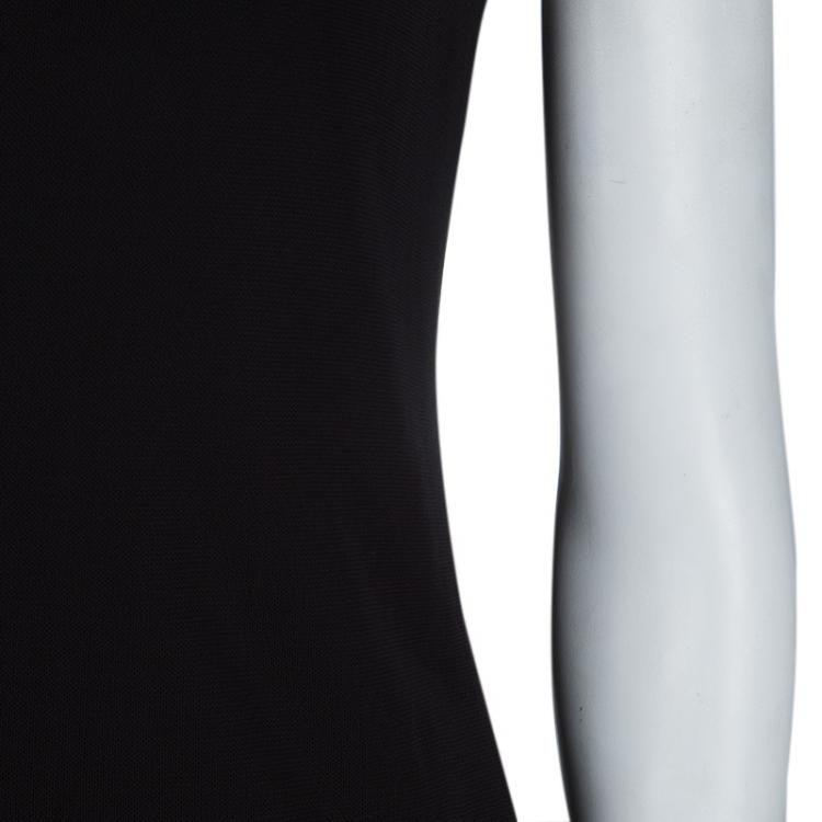 Pre Owned T by Alexander Wang Black Knit Low Back Detail Sleeveless Top S
