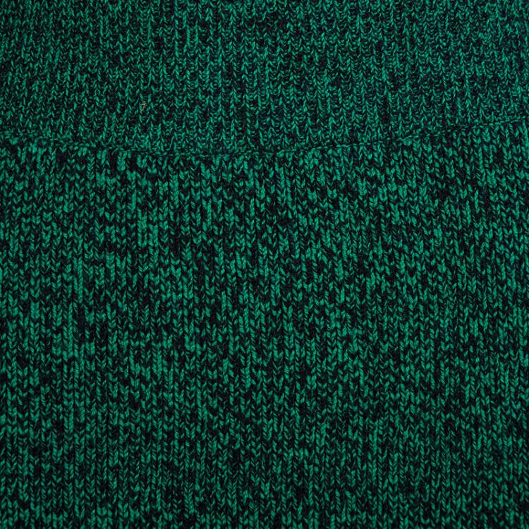 Pre Owned T by Alexander Wang Green Slub Wool Skirt XS