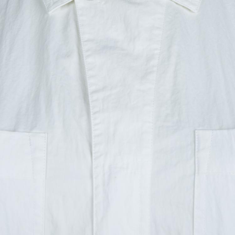 Pre Owned T By Alexander Wang White Cotton Zip Front Play Suit S