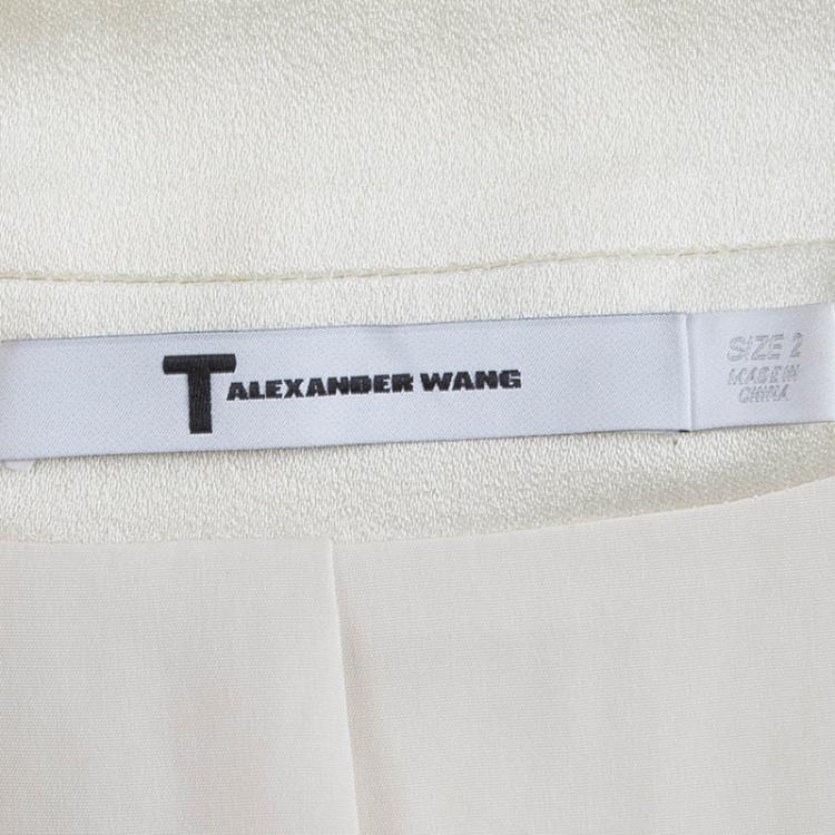 Pre Owned T by Alexander Wang Cream  Tailored Blazer S