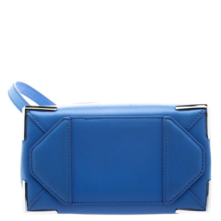 Pre Owned Alexander Wang Blue Leather Small Marion Shoulder Bag