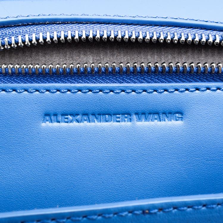 Pre Owned Alexander Wang Blue Leather Small Marion Shoulder Bag