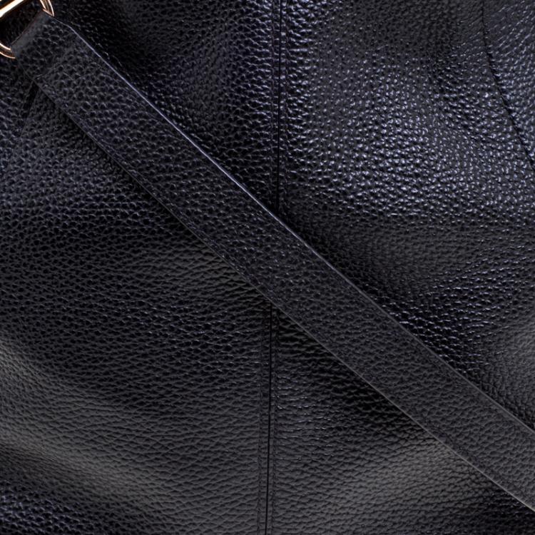 Pre Owned Alexander Wang Black Soft Leather Small Emile Top Handle Bag