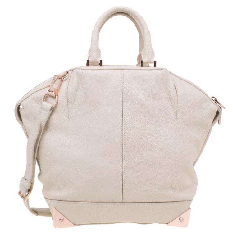 Pre Owned Alexander Wang Beige Leather Large Emile Tote