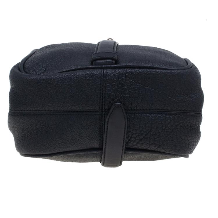 Pre Owned Alexander Wang Black Leather Dionne Frame Clutch