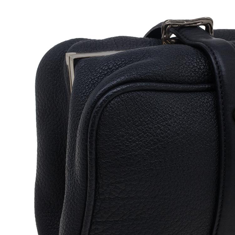 Pre Owned Alexander Wang Black Leather Dionne Frame Clutch