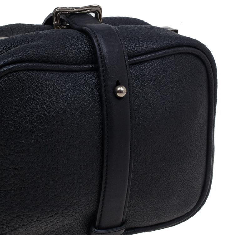 Pre Owned Alexander Wang Black Leather Dionne Frame Clutch