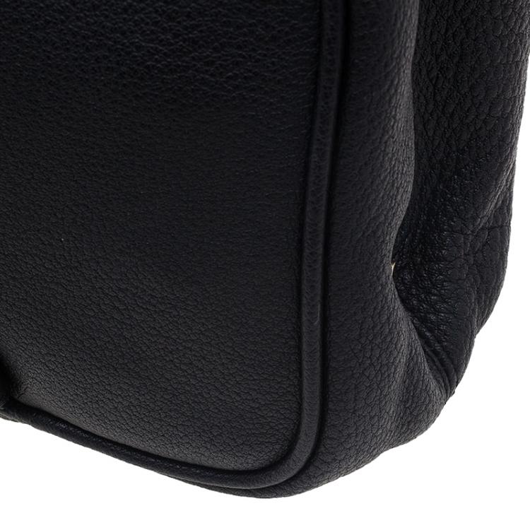 Pre Owned Alexander Wang Black Leather Dionne Frame Clutch