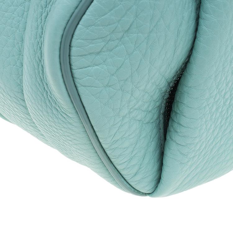 Pre Owned Alexander Wang Peppermint Pebbled Leather Mini  Rockie Duffel Bag