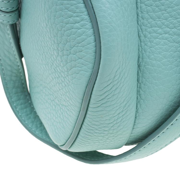 Pre Owned Alexander Wang Peppermint Pebbled Leather Mini  Rockie Duffel Bag