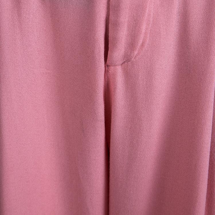Pre Owned Alice + Olivia Pastel Pink Pleat Detail Arthur Pants M