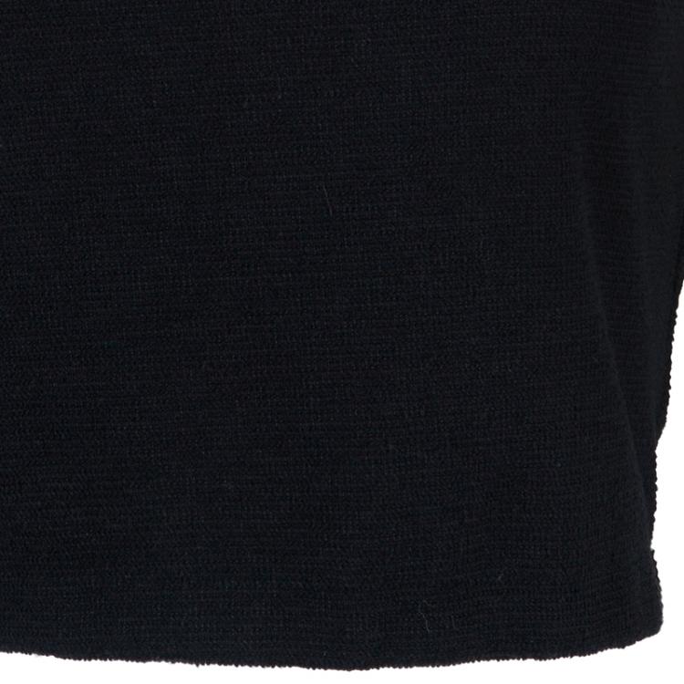 Pre Owned Alice+Olivia Pire Black Crop Top S
