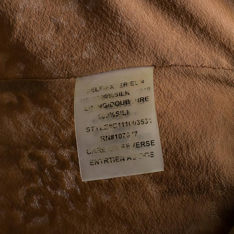 Pre Owned Alice + Olivia Sarita Orange Sequins Top L