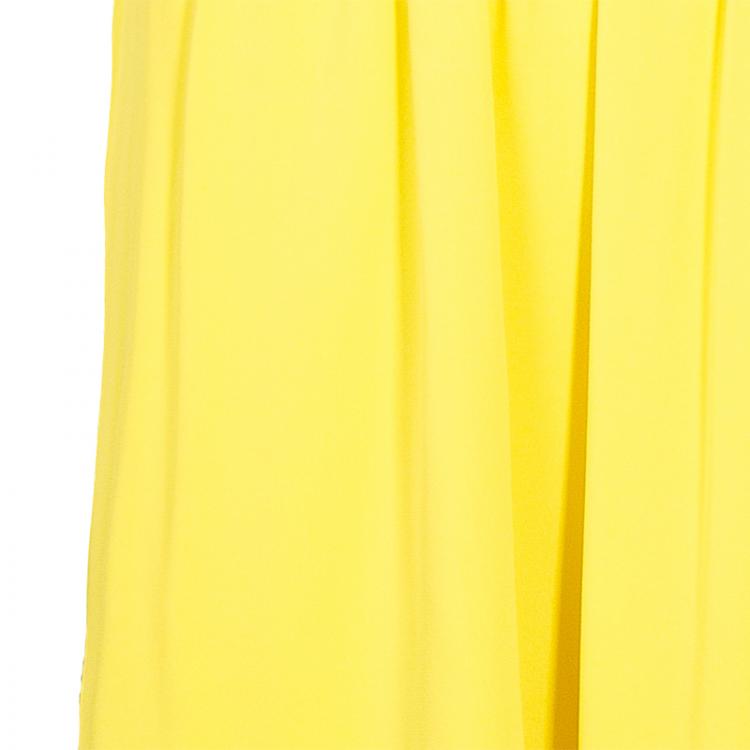 Pre Owned Alice + Olivia Shari Yellow Off-shoulder Dress XS