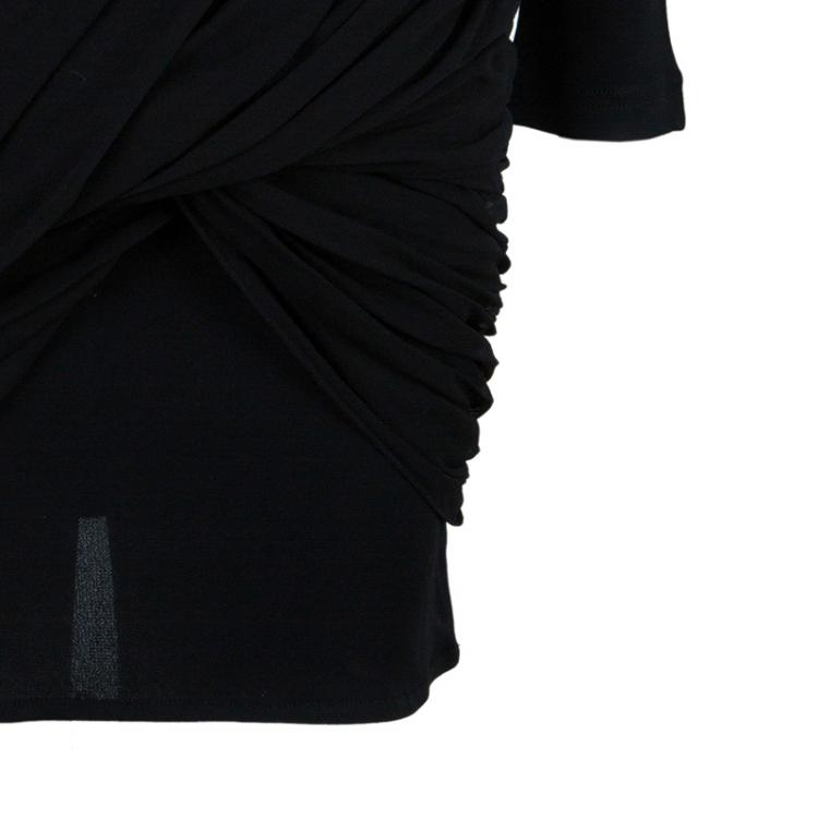 Pre Owned Alice + Olivia Goddess Black Long Sleeve Dress S