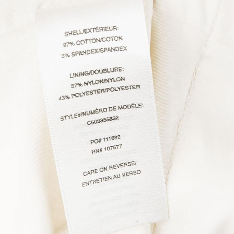 Pre Owned Alice + Olivia Multicolor Printed Cotton High Waist Midi Skirt M