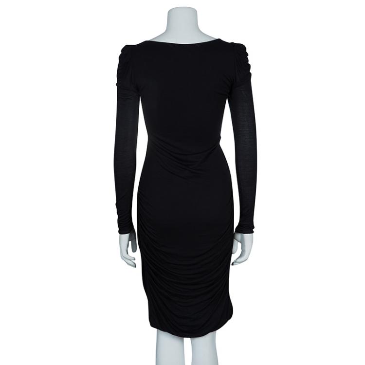 Pre Owned Alice by Temperley Black Long Sleeve Dress S