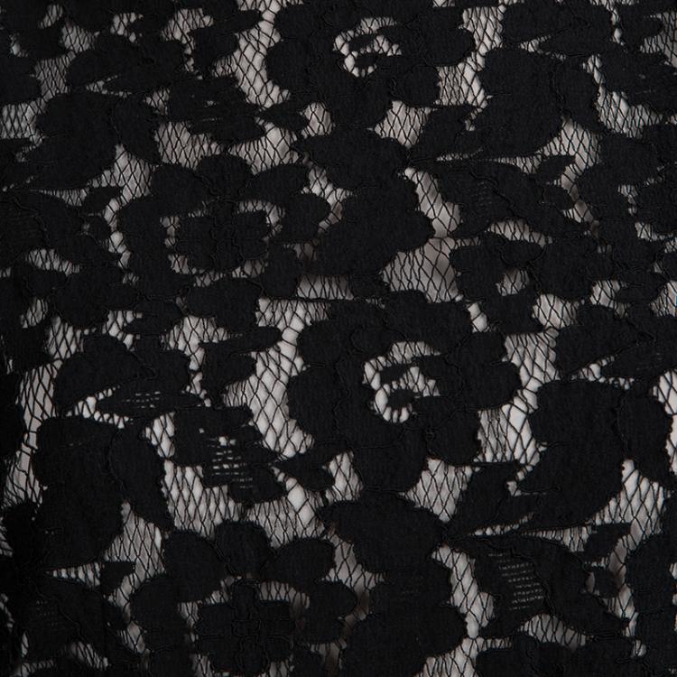Pre Owned Alice by Temperley Black Lace Belted Jumpsuit M