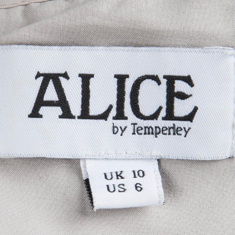 Pre Owned Alice by Temperley Black Lace Belted Jumpsuit M
