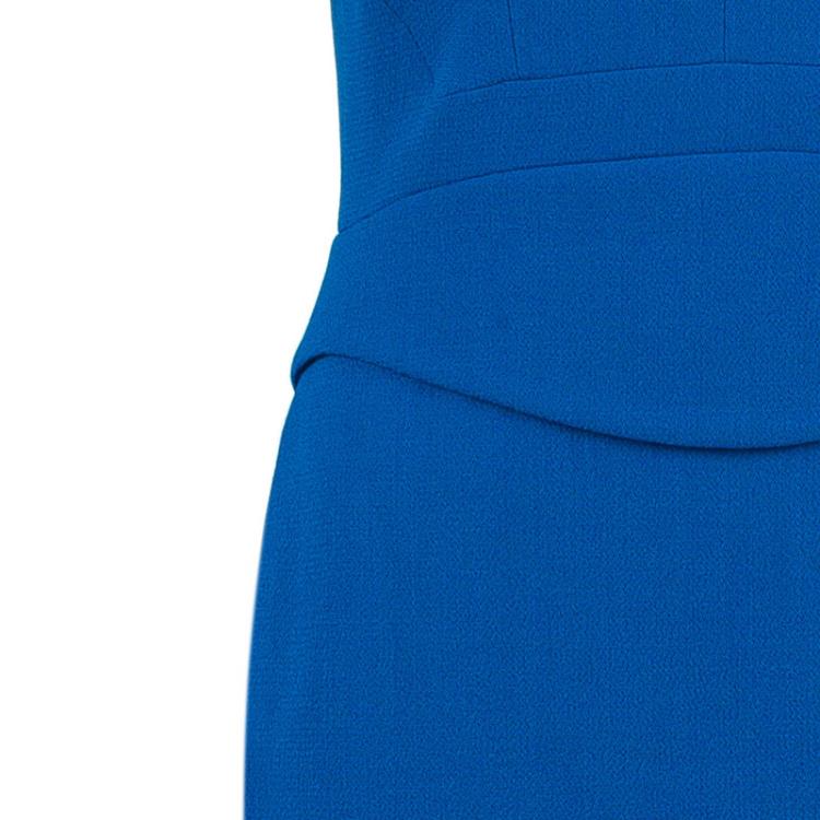 Pre Owned Antonio Berardi Cerulean Sheath Dress M