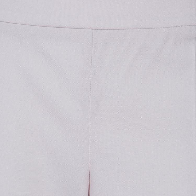 Pre Owned Armani Collezioni Beige Wide Leg Trousers L