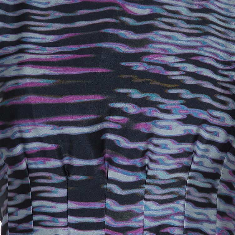 Pre Owned Armani Collezioni Multicolor Bow Dress M
