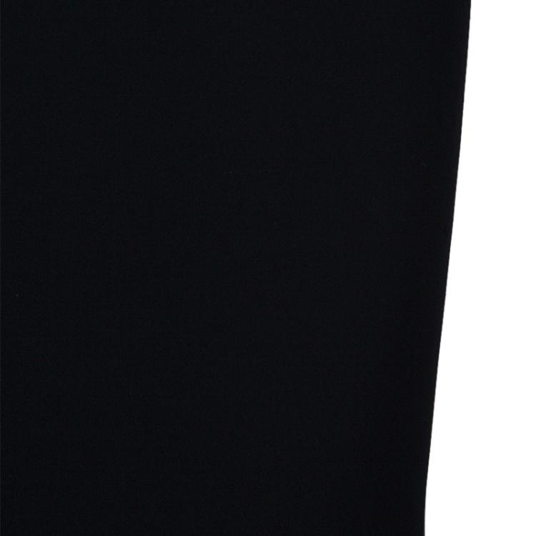 Pre Owned Armani Collezioni Black Pleated Skirt M