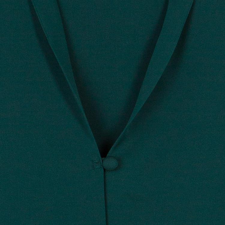 Pre Owned Armani Collezioni Green Blazer Style Long Sleeve Blouse L