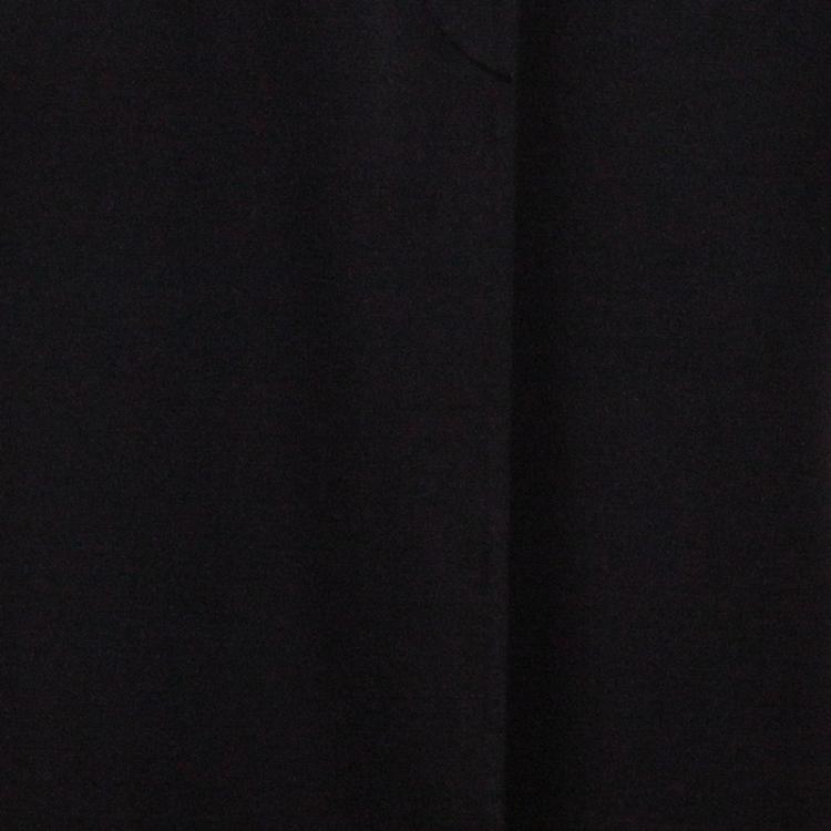 Pre Owned Armani Collezioni Black Cashmere Long Coat M