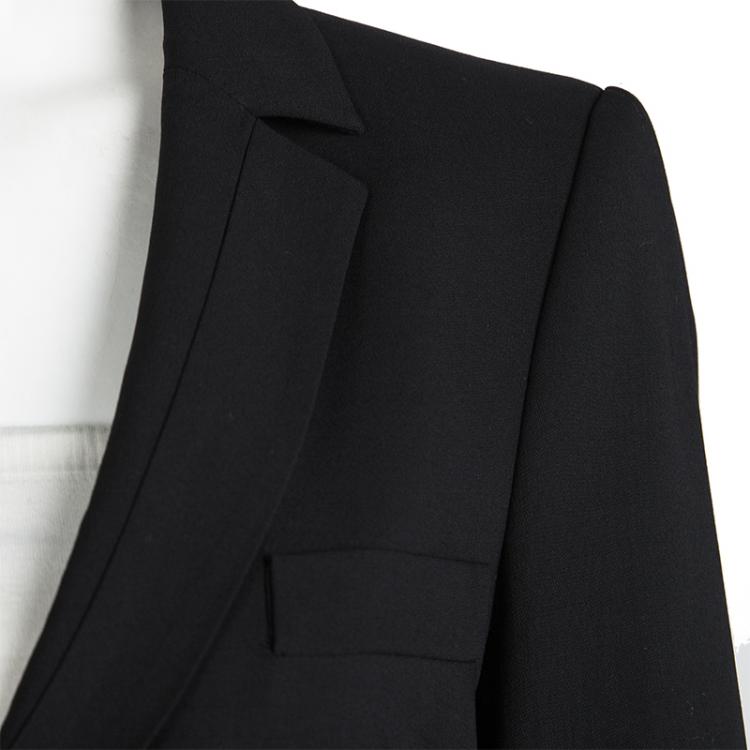 Pre Owned Armani Collezioni Black Wool Blazer M